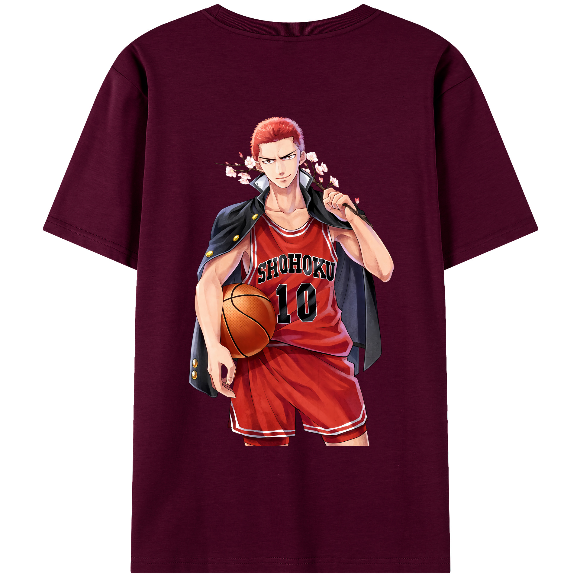 （画像用） SLAM DUNK／スラムダンク レディース半袖Tシャツ(バックプリント)